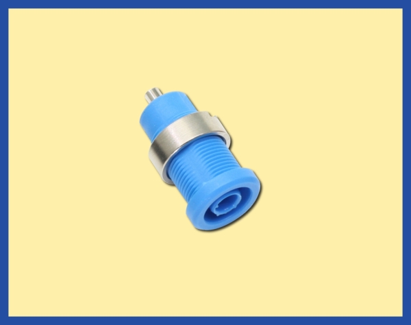 elektro Stecker Buchsen Sicherheitseinbaubuchse 4mm blau, etc.................................................................................