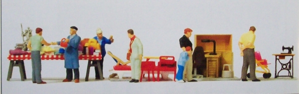 H0 Ausschmückung Flohmarkt
