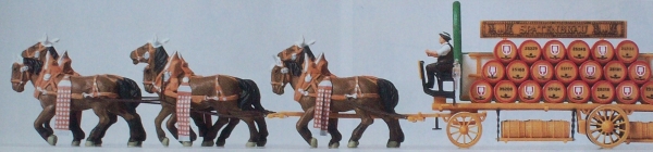 H0 Figur Brauereiwagen Spatenbräu etc...............................................................................................................................................................................................