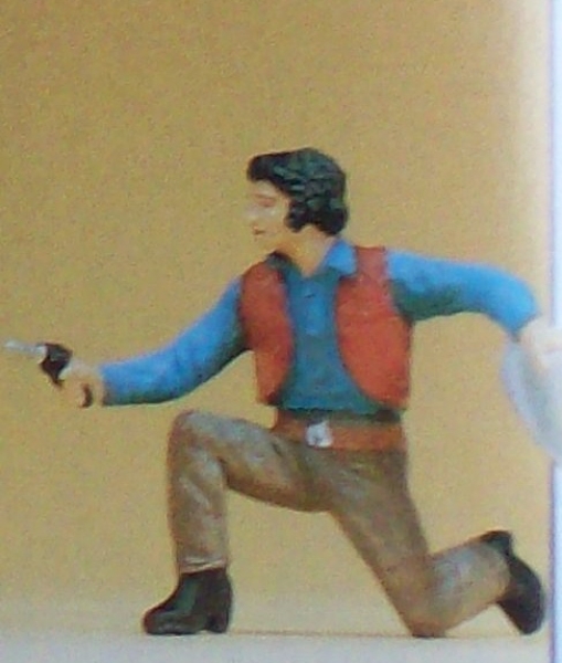 1: 25 Cowboy kniend etc...............................................................................................................................................................................................................