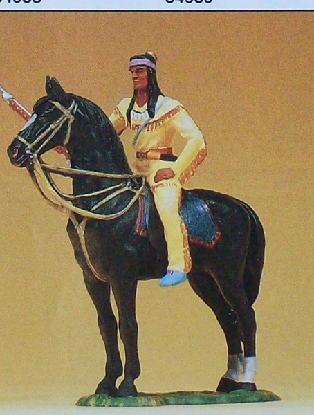 1: 25 Winnetou zu Pferd