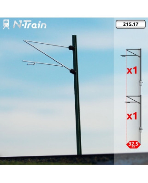 N D DB Oberleitung H- Profilmasten mit Re160 Ausleger- XL,  St.2x, etc.......................