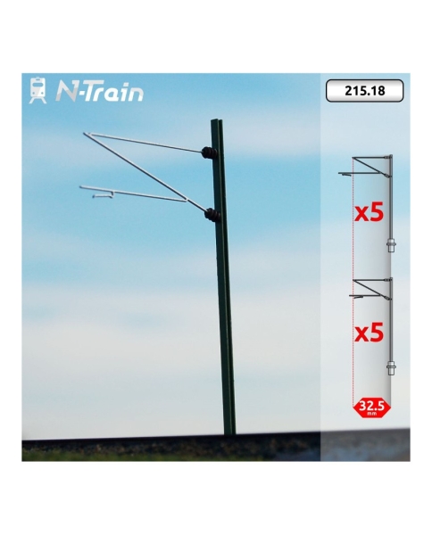 N D DB Oberleitung H- Profilmasten mit Re160 Ausleger- Set- XL,  St.10x, etc..................