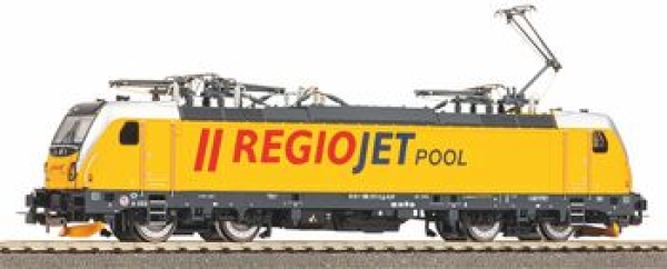 H0 PRI Elektrolokomotive BR 388, Regiojet, 4A, Ep.VI, L= 217mm, R=358mm, dig., Sound, etc....................................................