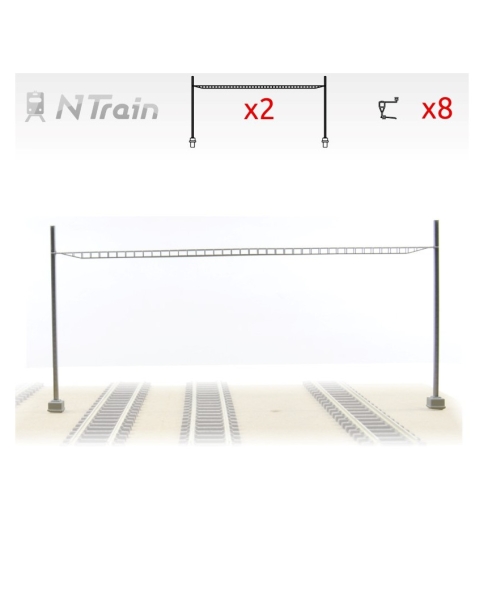 N Ch SBB Oberleitung Quertragwerk Gleise 2- 4, etc................................................................