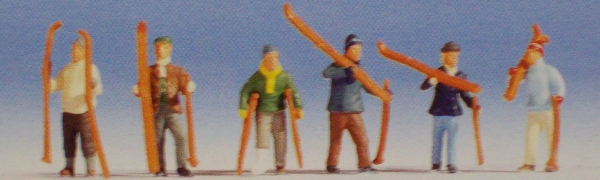 H0 Figur Skifahrer