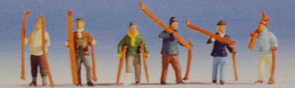 H0 Figur Skifahrer