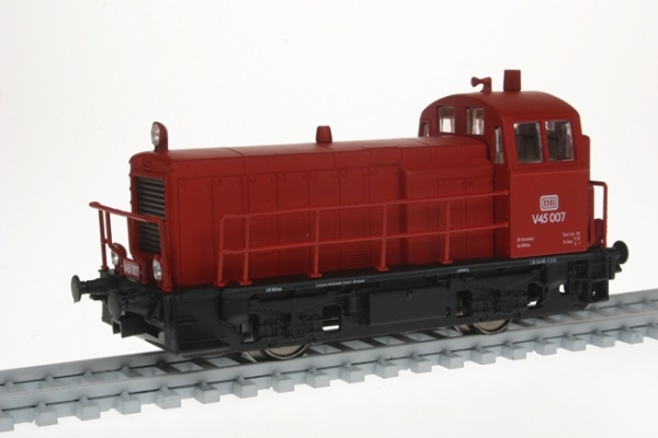 H0 D DB Diesellokomotive BR V45 007, 2A, Ep.I, rotbraun, AW Schwerte, rotbraun, etc.............