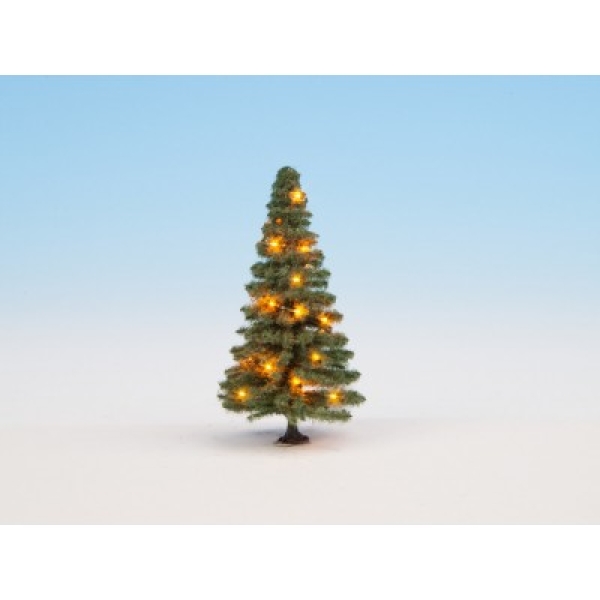 0 H0 TT Ausstattung  Weihnachtsbaum  bel., grün, LED 30x, H= 12cm, etc.........