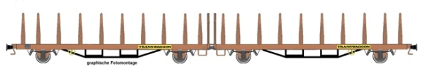 H0 D DR Güterwagen Fährbootwagen Laas- Einheit Doppeleinheit TRANSWAGGON, einfarbig, unbeladen, 2A, 2 , etc.........................