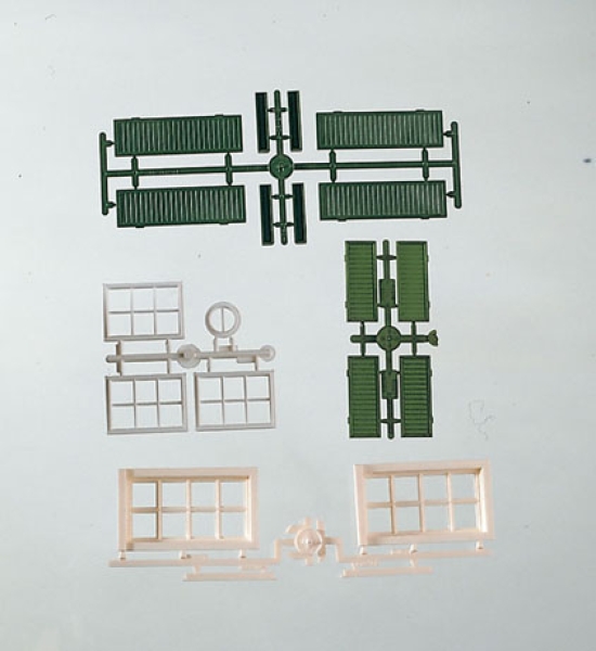 G Gebäude Bauteile Fenster und Fensterläden