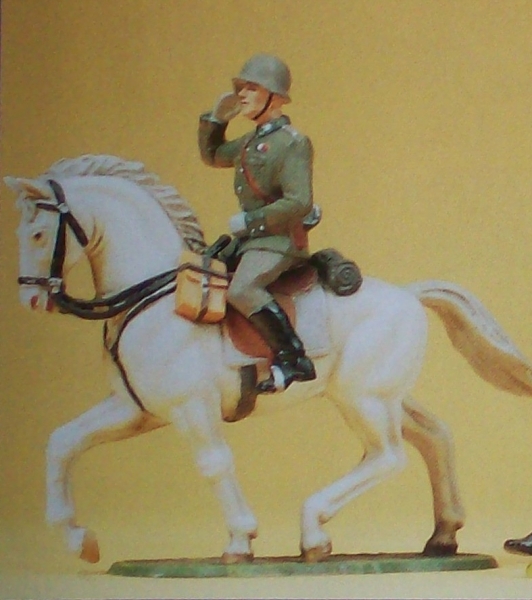 1: 25 D DR W Offizier reitend grüßend etc...................................................................................................................................................................................