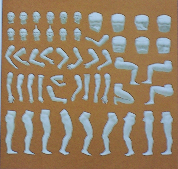 1 32 Figur BS Modellfiguren unbemalt 6x etc.....