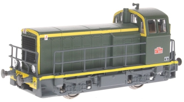 H0 F SNCF Diesellokomotive BR Y 51100, 2A, Ep.IV, grün- gelbe Streifen, Standmodell, ohne Beleuchtung, rollfähig, etc...............