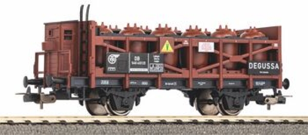 H0 D DB  Säuretopfwagen mit Bremserhaus, braun, 2A, Ep.III, etc..................................................................