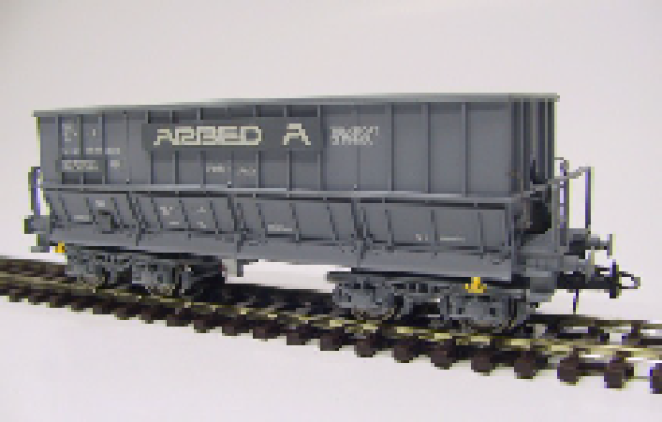 H0 ARBED Güterwagen Set 2 grau 4A