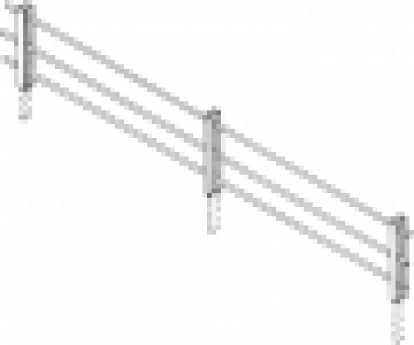 0 Geländegestaltung BS MS Zaun aus Blechprofilen , ca. 130cm, etc....................................................................