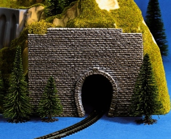N Bahnausstattung Vorsatz Tunnel Portal 1gl. von H0 auf N,  St.2x, 14x 10,5cm, etc...............