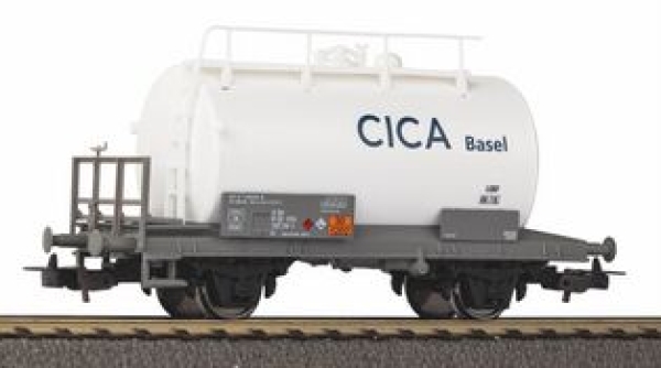 H0 Ch SBB Kesselwagen " CICA Basel ", mit Bremserbühne, 2A, Ep.IV, etc..............................................................