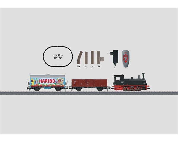 H0 D DB Startpackung Dampflok BR 89 Ep.III 2  Güterwagen dig., etc.............................