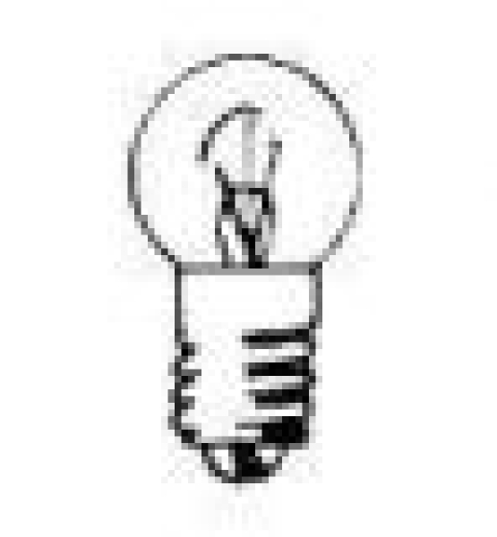 Leuchtmittel Glühlampe Glaskolben 8mm,  3,5V,  200mA,  hell, etc...................................................................................................