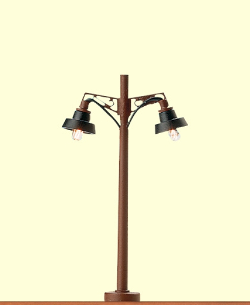 N Leuchte Holzmastleuchte, 2fach, H= 50mm , Ersatzleuchtmittel 3293,etc......................................................................