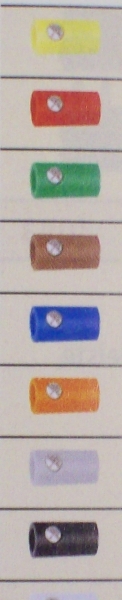 elektro Muffen 2,5mm 100x blau
