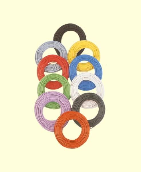 elektro Litze, 0,14mm², 10m, Ring, 3A, dunkelbraun,etc.........................................................................................................