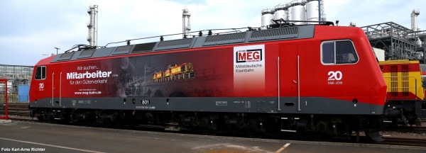 H0 D MEG Elektrolokomotive 156 001- 0, Ep.VI, Henning- Sound Zimo, etc...................................................................