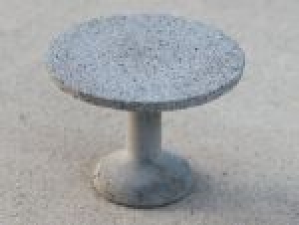 G Tisch rund Beton grau