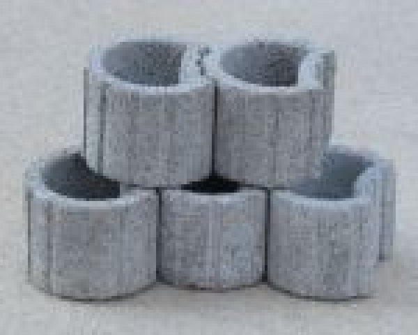 G Pflanzring porig grau 20x Set