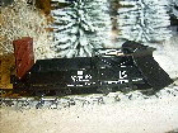 H0e D DR BS Schneepflug 97-10-00, Güterwagen offen, 4A, schwarz, Zittau