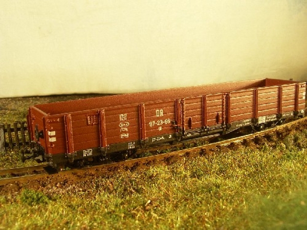 H0e D DR Güterwagen off., OOw 97-23-66, 4A, Preßnitztalbahn