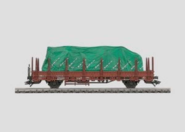 H0 mär D DB Rungenwagen mit Bremserbühne, Plane grün, 2A, braun, etc...............................................................................