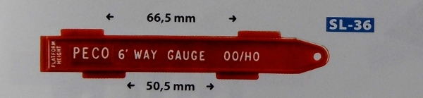 H0 Gleis Parallelgleislehre  66,5mm oder 50,5mm, etc...............................................................................