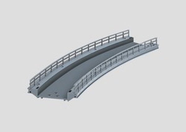 H0 C Gleis Rampenstück gebogen 437,5mm