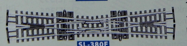 N Gleis Code 55, Kreuzungsweiche ( EKW ) einf., Holzschwelle, 154mm,  R 511 10°, etc..........................................................................