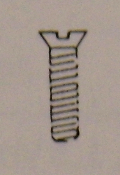 Schraube Senkkopfschraube MS,  DIN 963,  2,0mmx 4mm, St.10x