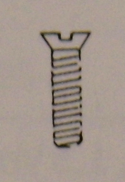 Schraube Senkkopfschraube MS,  DIN 963, 1,4mmx 4mm, St.10x