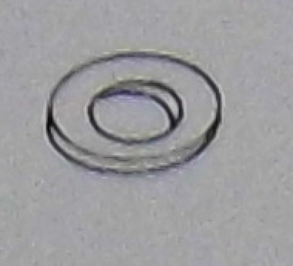 Unterlegscheibe Messing- Unterlegscheibe  0,5mm dick, M 3mm, St.10x