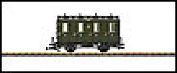G D DRG Abteilwagen 3.Kl. 2A Ep.II grün