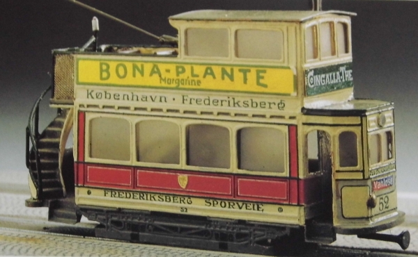 H0 BS Kopenhagen Motorwagen 2A Doppeldecker FS 1899 M