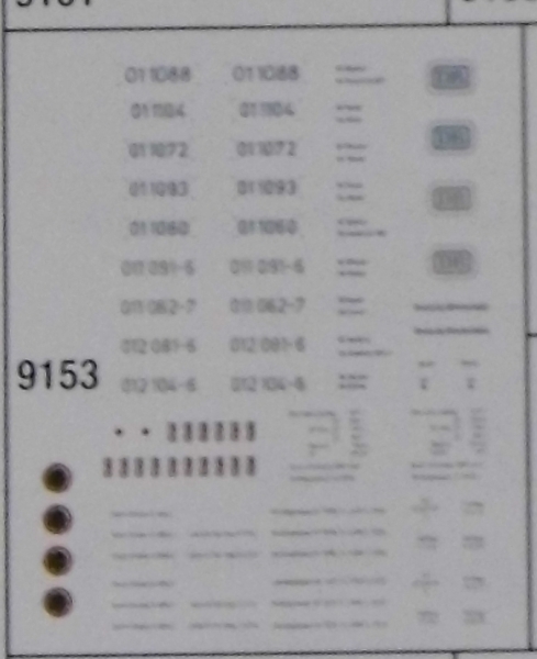 H0 D BS Beschriftungssatz BR 01.10  Öl Kohle