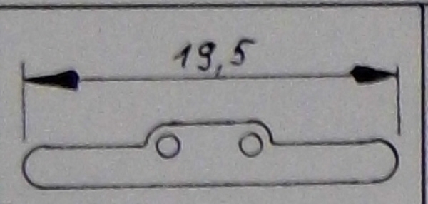 Ersatzteil Isolierplatte Kunststoff für Stromabnehmer 9883 und 9