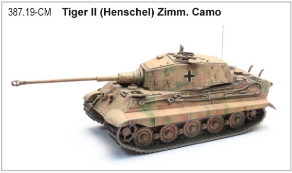 H0 mili D DR WM Panzer Tiger II Henschel Zimmerit Winter, etc.........................