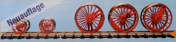 H0 Ersatzteile D BS Dampflokomotive BR 17,  Tauschradsatz,  RP25