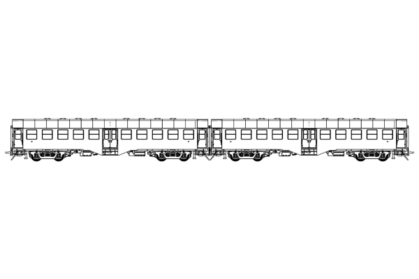 0 D DB Personenumbauwagen Set 2x, B4yge, " Tegernbahn ",  Kl.2,  2A,  etc..................................................................