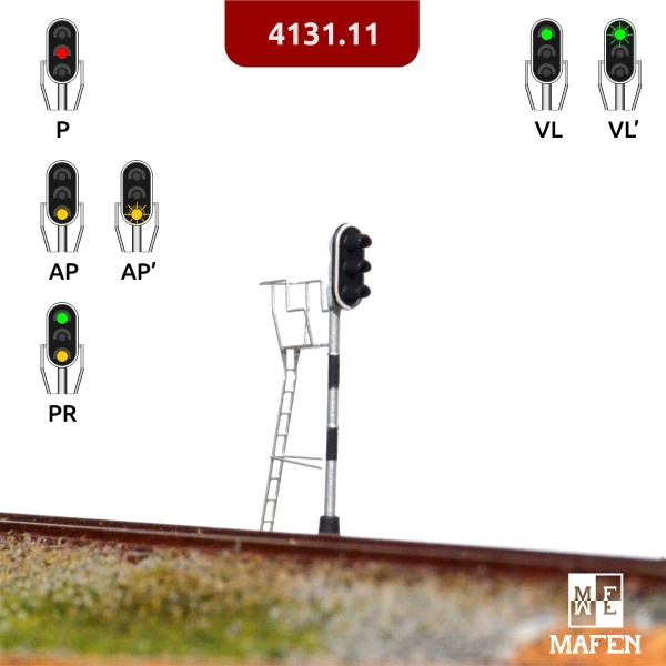 N E Bahnausstattung RENFE Hauplichtsignal LED 3, grün, rot, gelb, etc......................