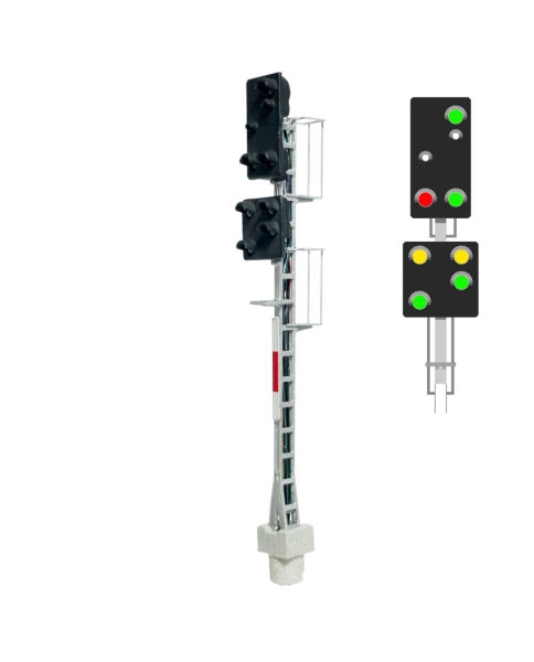 N Signale A ÖBB Vorsignal + Hauptsignal 415107, LED, 16V DC, etc..................................................................................