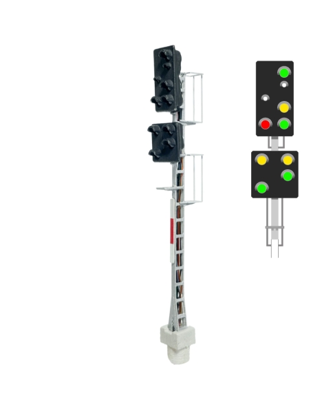 N Signale A ÖBB Vorsignal- Hauptsignal 415108, LED, 16V DC, etc....................................................................................